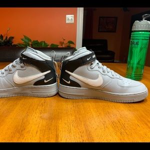 nike air force 1 mid lv8 gs overbranding